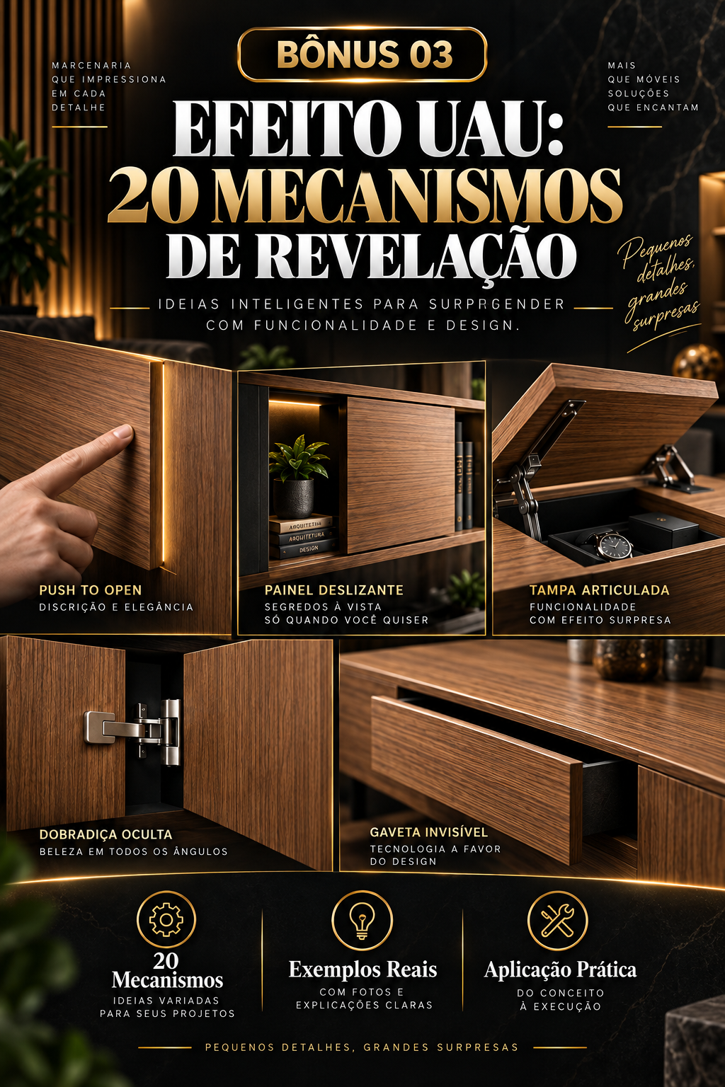 Bônus 03 — Efeito UAU: 20 Mecanismos de Revelação
