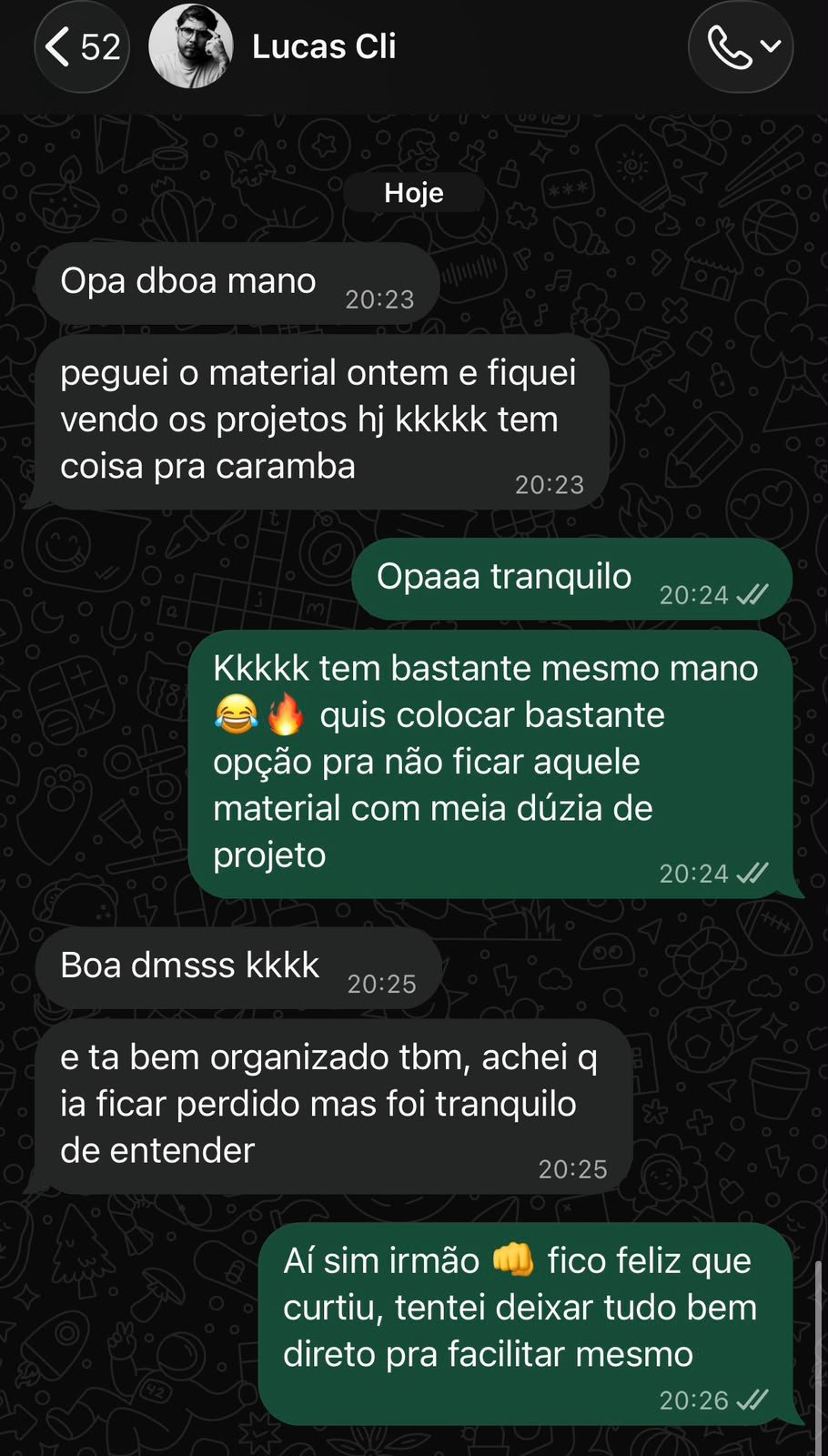 Depoimento de cliente 2